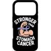 Stomach Cancer Warrior Gifts for Women a Custodia per iPhone 17 Pro Consapevolezza del cancro allo stomaco Pervinca Novembre Cancro allo stomaco