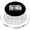 Triathlete Family Matching Race Day Crew Supporto per triathlon Crew Swim Bike Run Race Day PopSockets PopGrip per MagSafe