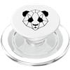 panda China animal zoo bear Himalayan ba Panda Bear come Mandala forme Art PopSockets PopGrip per MagSafe