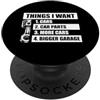 Mechanic Car Enthusiast Designs & Car Ou Cose che voglio amante delle auto meccanico garage auto ragazzo PopSockets PopGrip Adesivo