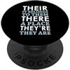 Their There They're Grammar Police Appar Loro Ci Sono - Grammatica Inglese PopSockets PopGrip Adesivo