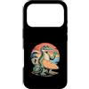 Surfing Alligator Beach Summer Wave Retr Custodia per iPhone 17 Pro Cool Crocodile Surfer Tramonto Ocean Vibes Retro