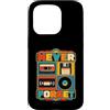 LUMOMIX Custodia per iPhone 15 Pro Never Forget Vintage Nostalgia Retro Anni 90