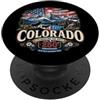 Colorado Pride U.S.A. 250th Anniversary USA 250° Anniversario Colorado Pride PopSockets PopGrip Adesivo