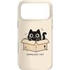 Homeless Cat Custodia per iPhone 17 Pro Max Homeless Cat Box Gatto Divertente Gattino Carino Gatto Nero
