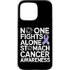 Stomach Cancer Warrior Gifts for Women a Custodia per iPhone 15 Pro Max Consapevolezza del cancro allo stomaco Pervinca Novembre Cancro allo stomaco
