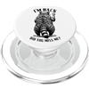 Grandio Design Introverted Intellectual Medio Finger Raccoon I'm Back Did You Miss Me Animale maleducato PopSockets PopGrip per MagSafe