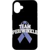 Stomach Cancer Warrior Gifts for Women a Custodia per iPhone 16 Plus Consapevolezza del cancro allo stomaco Pervinca Novembre Cancro allo stomaco