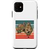 Mappa dell'Australia fauna selvatica can Custodia per iPhone 11 Mappa dell'Australia fauna selvatica canguro koala vombato