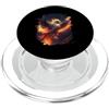 PM-Artistic La maestosa ascesa dell'epica fenice PopSockets PopGrip per MagSafe