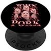 John Pork Gen Alpha Brainrot Meme Funny John Pork Gen Alpha Brainrot Meme Divertente Bootleg PopSockets PopGrip Adesivo