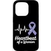 Stomach Cancer Warrior Gifts for Women a Custodia per iPhone 15 Pro Consapevolezza del cancro allo stomaco Pervinca Novembre Cancro allo stomaco