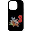 Medieval Renaissance Ren Faire Birthday Custodia per iPhone 14 Pro Medieval Knight Kid Età 3 Anni Compleanno