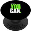 Matching Green Color Graphic Tee Il colore verde in realtà è possibile verde grafico PopSockets PopGrip Adesivo