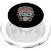 Club Volleyball Tournament Mom Designs Pallavolo Madre Non Mi Fanno Usare La Mia Volley Mamma Voce PopSockets PopGrip per MagSafe