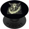 Demonique Tees and Ars Goetia Demon Gift Belial Il carro del seduttore PopSockets PopGrip Adesivo