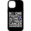 Stomach Cancer Warrior Gifts for Women a Custodia per iPhone 14 Consapevolezza del cancro allo stomaco Pervinca Novembre Cancro allo stomaco