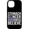 Stomach Cancer Warrior Gifts for Women a Custodia per iPhone 14 Consapevolezza del cancro allo stomaco Pervinca Novembre Cancro allo stomaco