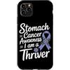 Stomach Cancer Warrior Gifts for Women a Custodia per iPhone 11 Pro Max Consapevolezza del cancro allo stomaco Pervinca Novembre Cancro allo stomaco