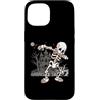 Funny Halloween Shirts Women Kids Men Sc Custodia per iPhone 15 Halloween Ragazzi Uomini Dabbing Scheletro Skull Rib Cage Dab Dance