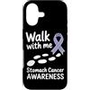 Stomach Cancer Warrior Gifts for Women a Custodia per iPhone 17 Consapevolezza del cancro allo stomaco Pervinca Novembre Cancro allo stomaco