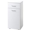 Mobile Bagno In Legno Con Cassetto E Armadietto 1 Anta Con Mensole, 35x30x77.5cm