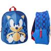 Mybagstory - Zaino 3D Sonic per Bambini - Blu - Scuola e Asilo