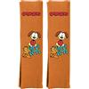 Garfield Set di 2 Imbottiture per Cinture di Sicurezza per Adulti Universale Arancione