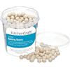 KitchenCraft Fagioli / Pesi in Ceramica per Cottura in Bianco, Cottura Perfetta in Forno, Zero Bolle sull'Impasto, 9 x 10 cm (Contenitore)