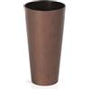 Prosperplast Vaso TUBUS SLIM CORTEN 15,5L., dimensioni (mm) 250x250x476, colore Rame