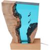 Luocute Diver Night Light Colorful LED LED in Legno Resin Oceano Lampada Desktop Ornament per Decorazioni per il Soggiorno Camera da Letto