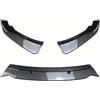 Dnhqknoaf Spoiler paraurti anteriore Per BMW F20 F21 1-Serie 116i 118i 120i 2011-2019 Auto Paraurti Anteriore Spoiler Lip Fit Sandard(Carbon Fiber Look)