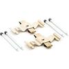 ABS All Brake Systems ABS 1636Q Kit di Pastiglie per freno a disco