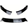 Dnhqknoaf Spoiler paraurti anteriore Per BMW F20 F21 1-Serie 116i 118i 120i 2011-2019 Auto Paraurti Anteriore Spoiler Lip Fit Sandard(Glossy Black)