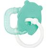Nattou Anello di dentizione refrigerante in silicone, orso, riempito d'acqua, senza BPA, 13,5 x 10,5 x 15 cm, silicone, verde