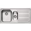 Franke PRONTA CONSEGNA - SPEDIZIONE IMMEDIATA Franke Radar RRX 651 101.0053.244 Lavello da Incasso 1 Vasca e Vaschetta con Gocciolatoio Destro 100 x 50 cm Inox - 85862942
