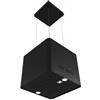Silverline 4388 ETAN Cappa a Isola sospesa con cavi 40 cm Nera Opaca - 4388.4.733.01