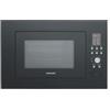 Silverline MW9018B01 Forno a Microonde con Grill da Incasso 60 cm 23 Litri Altezza 38 cm Nero