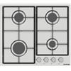 Silverline AS5238X01 Piano Cottura da Incasso 4 Fuochi Gas 60 cm Acciaio Inox Griglie smaltate