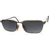 LINO VENEZIANI occhiali da sole uomo vintage annI 90's metallo oro italia lente safilo sfumata