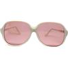 Luxottica Occhiali da sole donna bianchi vintage anni 80 plastica made in italy LUXOTTICA
