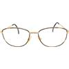 Luxottica montatura per occhiali da vista donna metallo anni 90 vintage italia luxottica