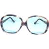 Vintage Occhiali da sole donna plastica vintage anni 80 made italy grandi LUXOTTICA