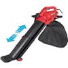 VALEX Aspiratore Soffiatore Elettrico Valex MERAK 3000W con Funzione Trituratore e Sacco
