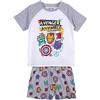 CERDÁ LIFE'S LITTLE MOMENTS - Pigiama da Bambino dei I Vendicatori | Pigiama in 100% Cotone di 2 Pezzi [ Maglia + Pantaloni Pigiama Bambino ] - Licenza Ufficiale Marvel