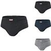 PRIMAL Boxer Uomo - Slip Uomo Offerta 4 Pezzi in Cotone Elasticizzato Taglie Maxi CONFORMATO (4 Slip Colori Assortiti, 4XL)
