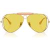 Ray-Ban Occhiali da Sole RB3138M 001/85 x Dolce & Gabbana The Shooter Oro Arista/Giallo Unisex 58/9/140