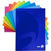 BM BeMore - Color 80, 0110588 - Quaderno Formato A4 - Rigatura 5 mm - Quadretti 5 mm quadretti senza margini - Carta 80g/mq - 9 Colori Assortiti - Confezione 12 pezzi