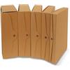Euro-Cart EURO CART PORTAPROGETTO C/BOTTONE ECO ELITE DORSO 10 CONFEZIONE DA 5 | Raccoglitore Documenti con Cartone 1,1 mm Color Avana, Dorsi da 4 a 15 cm, Formato A4 Archivio Documenti, Chiusura a Bottone