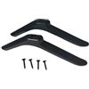 AsrMyjcx Base per Supporto TV da Tavolo da 2 Pezzi Gambe per TV da Tavolo Assemblaggio Semplice, 22.5 X 5.5 X 2 Cm